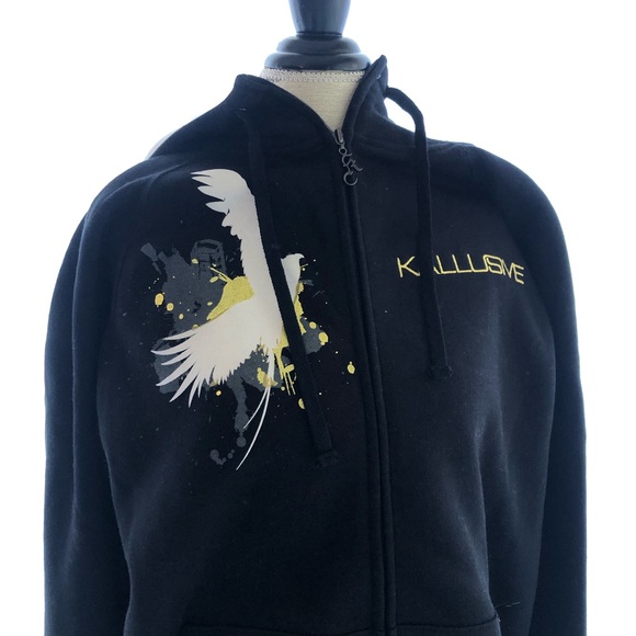 NEW Black Splatter Hoodie - Picture 2 of 11